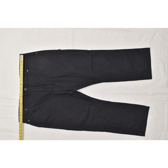 Men Jeans Dickies 44x30 Cotton Blend Black Dark Carpenter Loose Fit - Picture 2 of 8